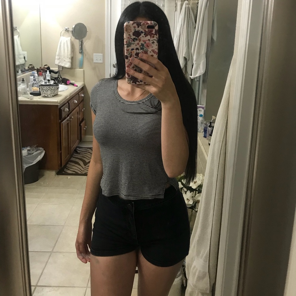Stripped crop top